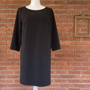 Sezane Black Mini Dress with Tie Back